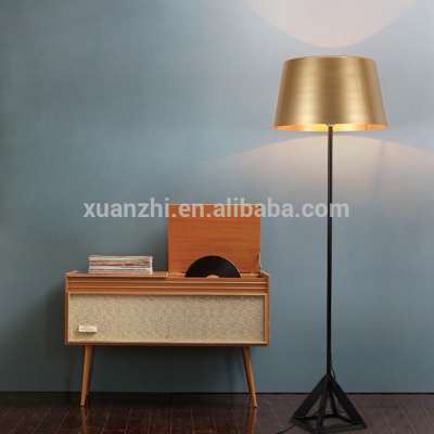 F-0797 Brass golden modern floor standing lamps Indoor decor